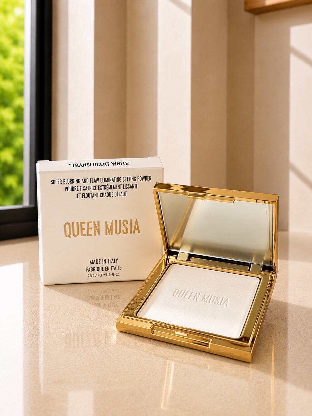 $56 Queen Musia Translucent White Blurring Setting Powder 7.5g